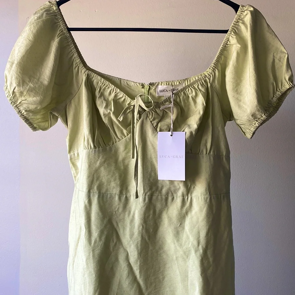 The perfect little green dress! New with tags. Brand: Luca + Grae - Picture 1 of 5